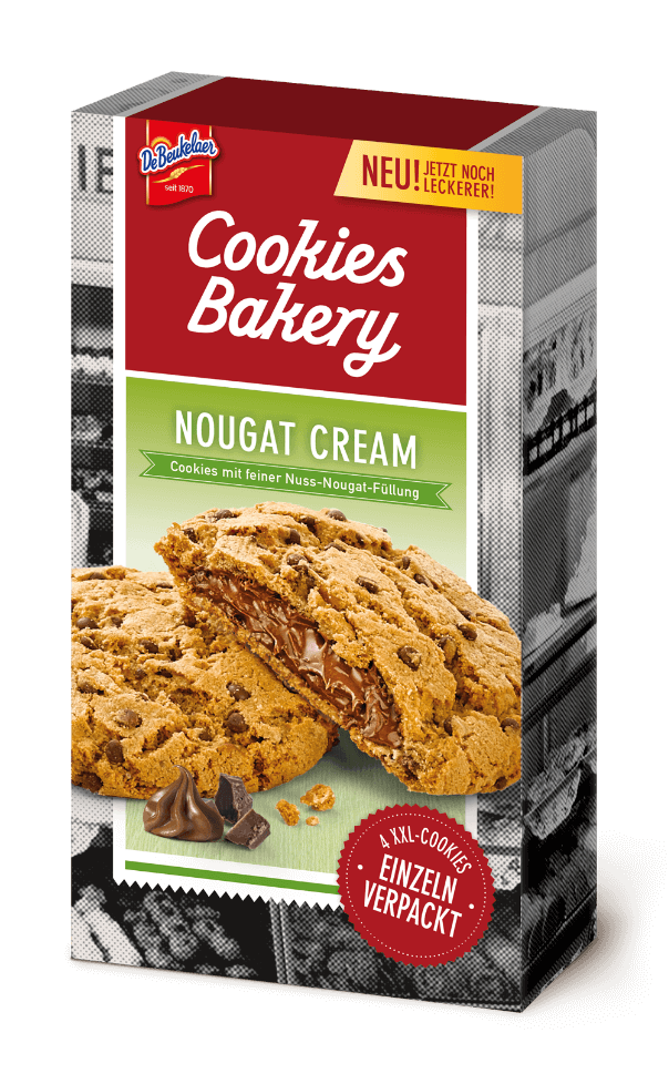 KloseDetering Werbeagentur Verpackungsdesign für Cookies Bakery Nougat Cream